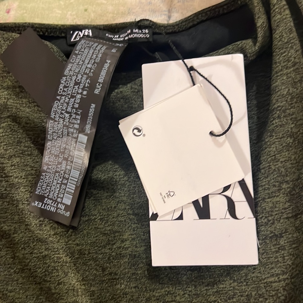 Dark green knotted swim suit one piece Zara - Picture 8 of 10